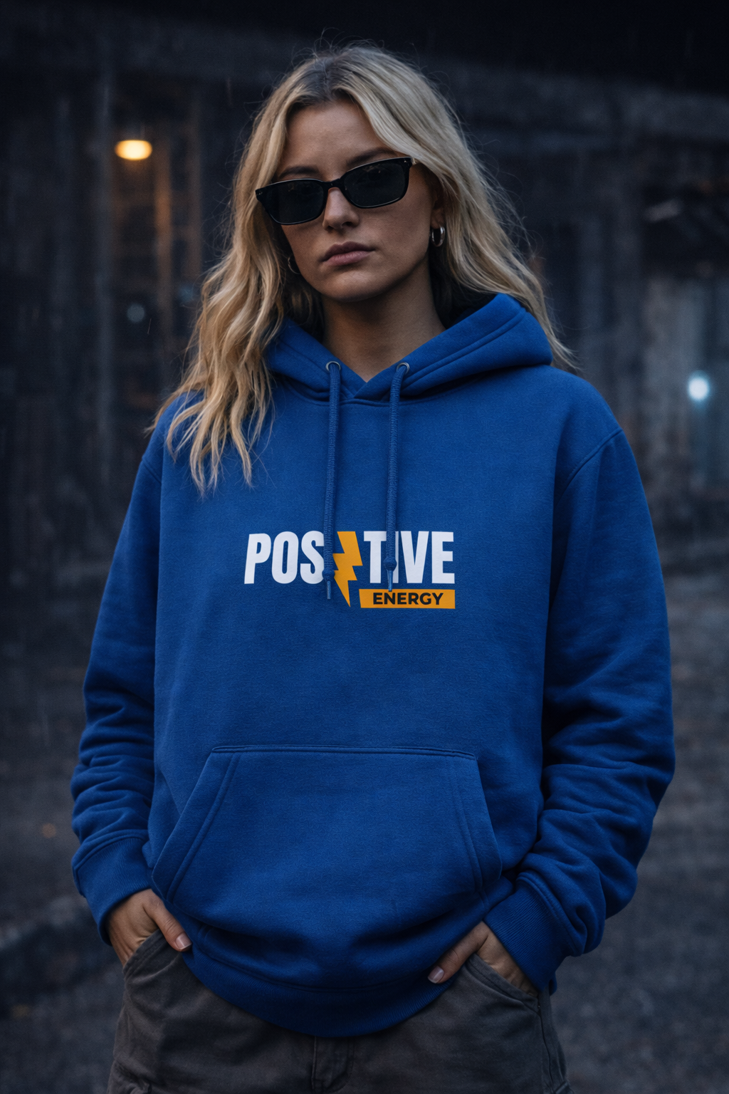 CROW Unisex Mavi Sweatshirt